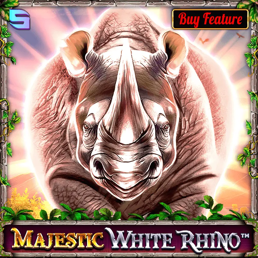 Majestic White Rhino новий слот із носорогом дикої природи
